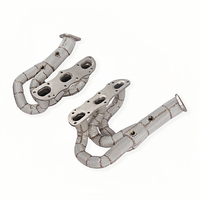 Colector de Escape de Acero Inoxidable Premium, Ajuste Perfecto para Porsche Cayman 981 2.7L 3.4L, Diseño de Carreras, Mejora de Rendimiento