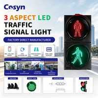 Feux de signalisation routière LED pour passage piétonnier 200mm/300mm avec compte à rebours pour la sécurité routière