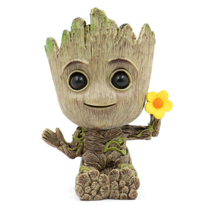Figurina d'Azione di Groot dei Guardiani <span class=keywords><strong>della</strong></span> <span class=keywords><strong>Galassia</strong></span>, Vaso per Fiori, Modellino in PVC, Giocattolo da Collezione, Regalo per Bambini e Fan - Product Image 1