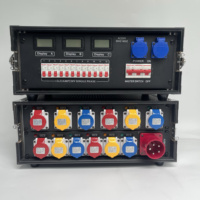 Caja de Distribución de Energía Portátil Personalizada con Diseño de Maletín, 16A 32A, PDU, para DJ, Bodas, Festivales, Espectáculos, Eventos, Escenarios