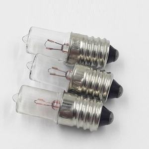 HoneyFly Máy Chỉ Báo Bóng Đèn Halogen E10 6V <span class=keywords><strong>0.5A</strong></span> 3W Đèn Pin Đèn Blub Đèn Halogen Đèn Thạch Anh Trắng Ấm - Product Image 2