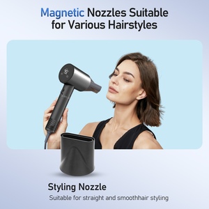 Sèche-cheveux professionnel ionique haute vitesse, léger, silencieux, 1500W, séchage rapide, avec ions négatifs, prêt pour les voyages - Product Image 5