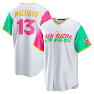 2025 Heren San Diego City Connect Jersey Honkbalshirts Op Maat Gestikte Geborduurde Uniformen Met Witte Logo 'S - Product Image 5