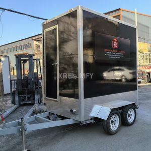 Remolque de baño portátil conveniente 2025 Remolque de baño negro - Product Image 4