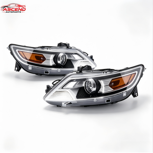 Conjunto de Faros Delanteros para Ford <span class=keywords><strong>Taurus</strong></span> 2010-2012, Faro Halógeno Izquierdo y Derecho, Repuesto OEM, Compatible con FO2502280 FO2503280 - Product Image 1