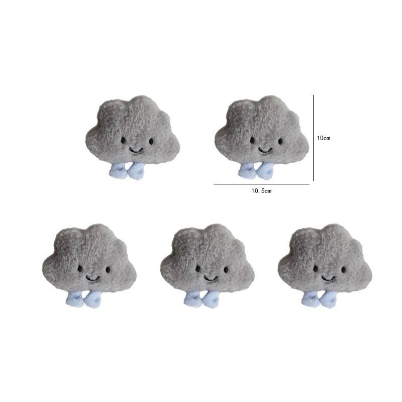 เครื่องประดับเมฆสีเทา 5 ชิ้น