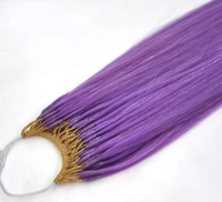 Vente de haute qualité : Cheveux humains vierges indiens Remy 100 % naturels, en vrac, 12-30 pouces, couleur personnalisée, double trame machine, vente en gros