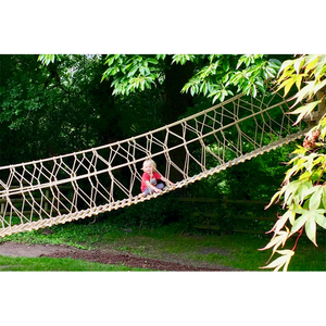 Hanlin sân chơi ngoài trời Dây Cầu lưới cho trẻ em leo núi đi bộ cầu treo đơn giản> 20 người công suất cho cuộc phiêu lưu - Product Image 4