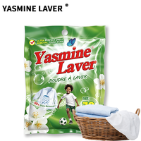 Deterjen Bubuk Cuci Pakaian Yasmine Laver Beraroma OEM ODM Kualitas Tinggi Busa Melimpah Deterjen Cuci Pakaian Grosir