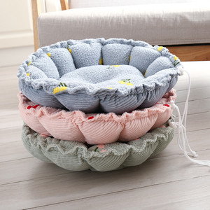 New Cloud Velvet Dual Use Adjustable Pet Nest Warm <b>Plush</b> <b>Cat</b> Bed Dog Nest - Product Image 2