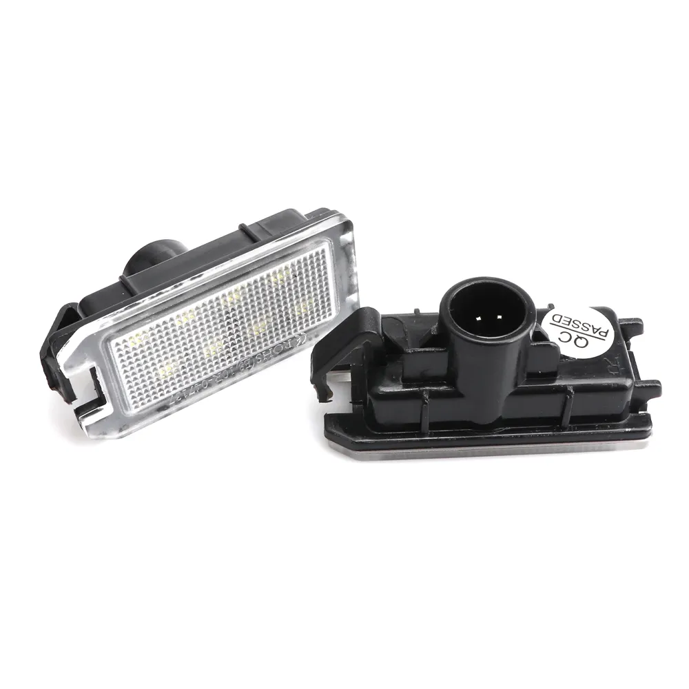 Pair of Car LED Number License Plate Light License Plate Lamp For Jeep Grand Cherokee Compass Patriot Fiat 500