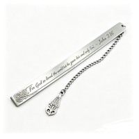 Marcapáginas Metálico Personalizado Holywell, Aleación/Latón/Zinc/Hierro, Chapado en Oro, Imitación Antigua, Grabado, Esmalte Suave, Fundición, Día del Padre