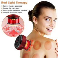 Kit de Ventouses Électriques Intelligentes 2026 avec Lumière Rouge - Masseur Anti-Cellulite à Chaleur et Aspiration 12/18 Niveaux pour Dos et Nuque OEM
