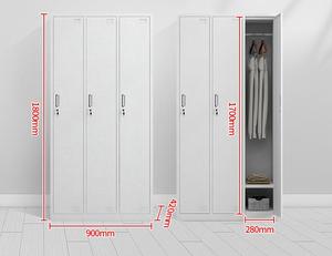 Hengli Furniture Casier de rangement en acier à 6 portes Classeur en métal polyvalent à 2 couches <span class=keywords><strong>pour</strong></span> salle de sport scolaire <span class=keywords><strong>Studio</strong></span> de danse Bureau à domicile - Product Image 4