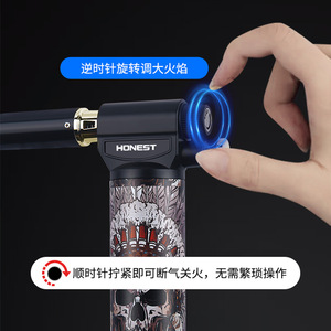 JOFI High Flame Torch Gun Portable Outdoor Welding Lighter With Windproof Function Tribal Design - Product Image 3