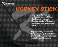 Crosse de Hockey sur Glace en Carbone Personnalisable Ultra Légère Professionnelle 375g/395g/420g/450g, Matériau 100% Carbone