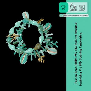 Collier à perles tendance en acier inoxydable 316L avec placage or PVD, durable et résistant - Product Image 3