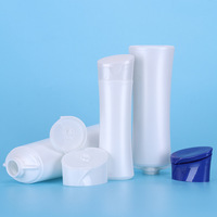 Bouteille de shampoing en PE pour l'industrie de la beauté, capacités de 250 ml et 400 ml, bouchon à clapet, impression sur surface, traitement par sérigraphie