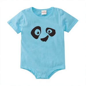 Mameluco de invierno de algodón orgánico para bebés, niños y niñas, personalizado al por mayor, recién nacido, manga corta, estilo, cierre de botón a presión, ropa para niños - Product Image 1