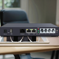 Gateway 4FXO/FXS de Nuevo Modelo de Fábrica China y IPPBX de 60 Usuarios SIP, Sistemas Telefónicos de 100 Extensiones para Pequeñas Empresas