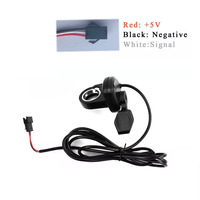Kits de commande de moteur à balais CC 24V 36V 48V 250W-500W avec accélérateur à pouce et interrupteur de marche arrière pour brouette électrique