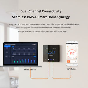 एसी ऊर्जा की बचत के लिए स्मार्ट वाइफी थर्मोस्टैट, अस्पताल के ठंडे कमरे के लिए अस्पताल के ठंडे कमरे के लिए लचीला वर्ग आकार - Product Image 3