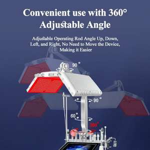 Nouvelle machine faciale multifonction 14 en 1 à ultrasons pour nettoyage en profondeur, dermabrasion et infusion d'oxygène, grande machine - Product Image 2