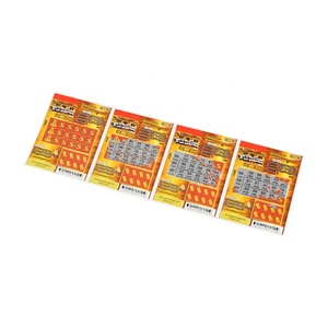 Lottery Ticket Game Tickets <b>Scratch</b> Lottery Paper Cards Customization <b>Scratch</b> Off Lottery Tickets - Product Image 5
