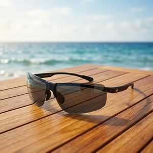 [BITROMAN] Gafas de Sol Deportivas Ligeras con Media Montura y Lentes Polarizadas de Humo Negro de 14g para Unisex, para Uso Diario, Ciclismo y Running al Aire Libre - Product Image 2