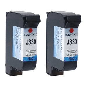 Cartucho de Tinta Roja a Base de Solvente JS30 de Buena Calidad con Chip para Impresora de Inyección de Tinta Térmica Meenjet Mxpro Mxplus Serie Mx TIJ - Product Image 6