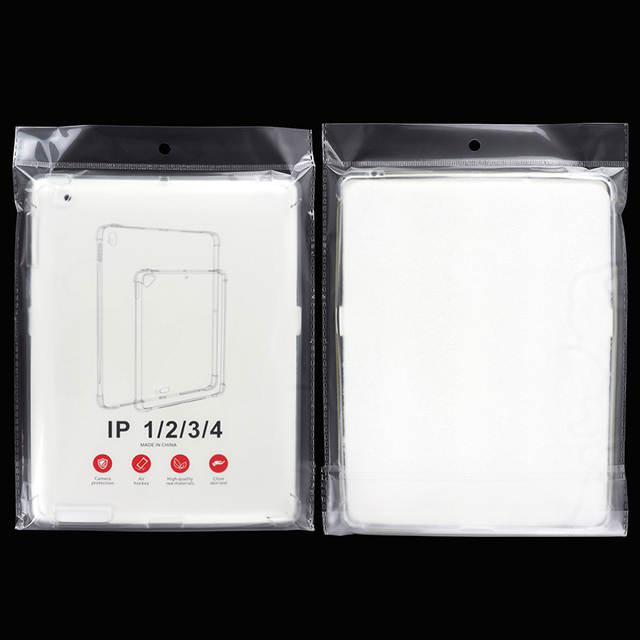 Air Bumper Anti-knock Tablet Case for iPad 2/3/4 9.7inch Crystal Clear Soft TPU Tablet Cover for iPad Accessories