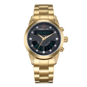 中国製卸売 アル・ファジル 自動アラビア語アザーン礼拝時計 宗教儀式用イスラム教徒向け時計 キブラコンパス付き礼拝時計 - Product Image 6