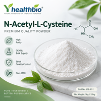 OEM N-Acetyl L-Cysteïne Poeder 60 Capsules Fruit Smaken Glutenvrij Geen Kunstmatige Ingrediënten Aangepaste Service voor NAC Supplement Capsules