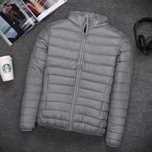 Fashion Shiny Winter Coat In Sky Blue Colour Men Puffer Down Jacket Custom Puffer Jacket New High Quality