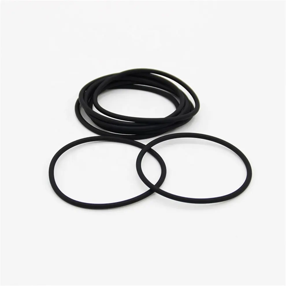 In Stock Custom Molded Black Round NBR O Rings Rubber FKM EPDM Seals Oil Resistant Ring