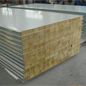 Rock Wool Core <strong>Sandwich</strong> <strong>Panel</strong> Thermal Insulation Fire Rated Wall <strong>Roof</strong> Sheet - Product Image 4