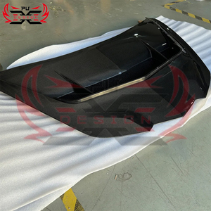 Cofano in Fibra di Carbonio Stile ZR1 per Chevrolet <span class=keywords><strong>Corvette</strong></span> C8, Accessori <span class=keywords><strong>Auto</strong></span>, Copertura Motore in Carbonio PU - Product Image 2
