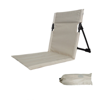 Coussin de siège de stade portable léger Iwayman avec dos pour le camping, chaise de soutien du dos de camping pour les gradins