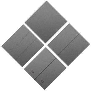 Interrupteur mural mécanique standard UE 1 gang 1 voie 2 voies <span class=keywords><strong>PC</strong></span> Blanc Or Gris Noir <span class=keywords><strong>16A</strong></span> 250V - Product Image 5