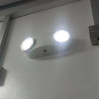 Lampe d'urgence directionnelle DF-10 pour l'Amérique du Nord, matériau PC+ABS, lampe d'urgence à double tête