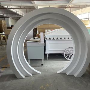 Nuevo Arco de PVC con Forma Redonda Amagized para Telón de Fondo de Boda con Luces LED para Decoración de Eventos - Product Image 4