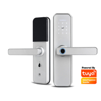 Cerraduras Digitales Inteligentes Directas de Fábrica Ttlock Cinco Métodos de Desbloqueo con Wifi para Hogar, Oficina y Apartamento, Cerraduras para Puertas de Madera y Metal