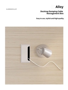 <span class=keywords><strong>Bureau</strong></span> de direction moderne et minimaliste avec armoire latérale, en PVC, design rectangulaire, plateau en mélamine - Product Image 5