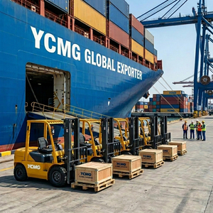 Montacargas Diésel YCMG de 5 Toneladas <span class=keywords><strong>con</strong></span> Motor Isuzu, Camión Elevador Hidráulico de Servicio Pesado de 5000 kg, Certificado CE para Puerto y Astillero - Product Image 3