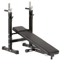 Banc de musculation pliable réglable pour exercice de fitness classique
