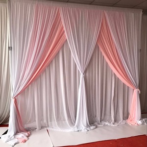Trang Trí Đám Cưới Đôi Rèm Treo Tường Cross Valance <span class=keywords><strong>Photo</strong></span> Booth <span class=keywords><strong>Backdrop</strong></span> - Product Image 6