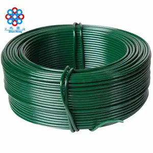 Factory High Quality 0.4-5mm PVC Coated Wire Green Housd Wire
