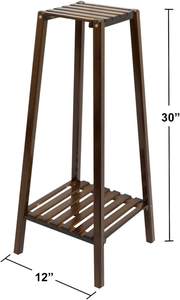 Estante <span class=keywords><strong>de</strong></span> <span class=keywords><strong>Madera</strong></span> Ligero <span class=keywords><strong>de</strong></span> 2/3/4 Niveles <span class=keywords><strong>para</strong></span> Flores, Interior/Exterior, Hogar, Jardín, <span class=keywords><strong>Escaleras</strong></span>, Soporte <span class=keywords><strong>para</strong></span> <span class=keywords><strong>Macetas</strong></span>, Exhibición, Almacenamiento, Esquina - Product Image 2