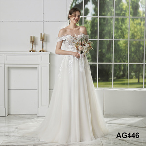 Vestido de Novia de Encaje, Vestido de Novia Increíble con Hombros Descubiertos, Vestido de Princesa para Mujer, Vestido de Fiesta Nupcial - Product Image 4
