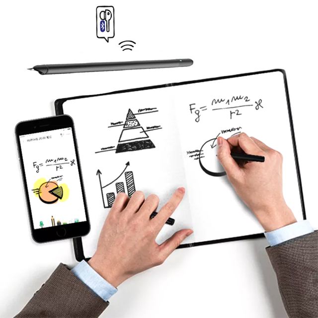 Smart Digital Pen Writing Set Real-time LCD Writing Board with Cloud APP for Stylus Tablet for Home Office Metal Material
